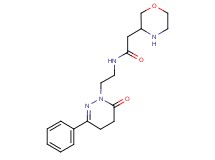 2-(3-morpholinyl)-N-[2-(6-oxo-3-phenyl-5,6-dihydro-1(4H)-pyridazinyl)ethyl]acetamide hydrochloride