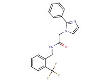 2-(2-phenyl-1H-imidazol-1-yl)-N-[2-(trifluoromethyl)benzyl]acetamide