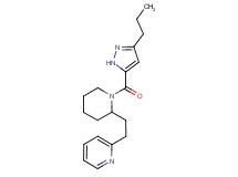 2-(2-{1-[(3-propyl-1H-pyrazol-5-yl)carbonyl]-2-piperidinyl}ethyl)pyridine