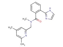 N-[(4,6-dimethylpyridin-2-yl)methyl]-2-(1H-imidazol-2-yl)-N-methylbenzamide