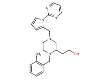 2-(1-(2-methylbenzyl)-4-{[1-(2-pyrimidinyl)-1H-pyrrol-2-yl]methyl}-2-piperazinyl)ethanol