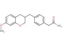 2-{4-[(7-methoxy-3,4-dihydro-2H-chromen-3-yl)methyl]phenyl}acetamide