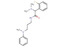 2-(dimethylamino)-2-(2-fluorophenyl)-N-{3-[methyl(phenyl)amino]propyl}acetamide