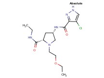 (4S)-4-{[(4-chloro-1H-pyrazol-3-yl)carbonyl]amino}-1-(2-ethoxyethyl)-N-ethyl-L-prolinamide
