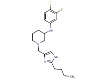 1-[(2-butyl-1H-imidazol-4-yl)methyl]-N-(3,4-difluorophenyl)-3-piperidinamine