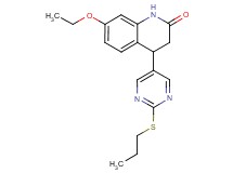 7-ethoxy-4-[2-(propylthio)pyrimidin-5-yl]-3,4-dihydroquinolin-2(1H)-one