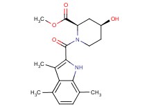 methyl (2R*,4S*)-4-hydroxy-1-[(3,4,7-trimethyl-1H-indol-2-yl)carbonyl]piperidine-2-carboxylate