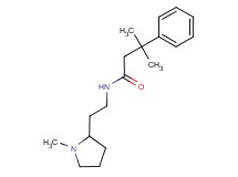 3-methyl-N-[2-(1-methylpyrrolidin-2-yl)ethyl]-3-phenylbutanamide