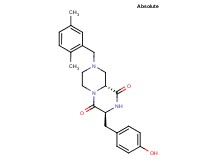 (3S,9aR)-8-(2,5-dimethylbenzyl)-3-(4-hydroxybenzyl)tetrahydro-2H-pyrazino[1,2-a]pyrazine-1,4(3H,6H)-dione