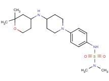 N'-(4-{4-[(2,2-dimethyltetrahydro-2H-pyran-4-yl)amino]-1-piperidinyl}phenyl)-N,N-dimethylsulfamide