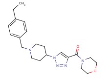 4-({1-[1-(4-ethylbenzyl)-4-piperidinyl]-1H-1,2,3-triazol-4-yl}carbonyl)morpholine