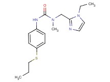 N-[(1-ethyl-1H-imidazol-2-yl)methyl]-N-methyl-N'-[4-(propylthio)phenyl]urea