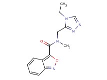 N-[(4-ethyl-4H-1,2,4-triazol-3-yl)methyl]-N-methyl-2,1-benzisoxazole-3-carboxamide