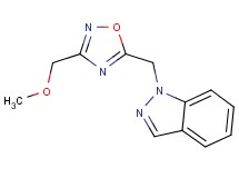 1-{[3-(methoxymethyl)-1,2,4-oxadiazol-5-yl]methyl}-1H-indazole