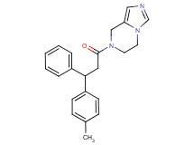 7-[3-(4-methylphenyl)-3-phenylpropanoyl]-5,6,7,8-tetrahydroimidazo[1,5-a]pyrazine