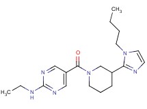5-{[3-(1-butyl-1H-imidazol-2-yl)-1-piperidinyl]carbonyl}-N-ethyl-2-pyrimidinamine