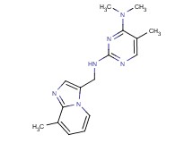 N~4~,N~4~,5-trimethyl-N~2~-[(8-methylimidazo[1,2-a]pyridin-3-yl)methyl]pyrimidine-2,4-diamine