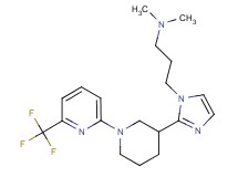N,N-dimethyl-3-(2-{1-[6-(trifluoromethyl)pyridin-2-yl]piperidin-3-yl}-1H-imidazol-1-yl)propan-1-amine