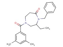 4-benzyl-1-(3,5-dimethylbenzoyl)-3-ethyl-1,4-diazepan-5-one