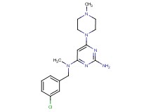 N~4~-(3-chlorobenzyl)-N~4~-methyl-6-(4-methylpiperazin-1-yl)pyrimidine-2,4-diamine