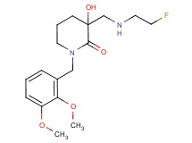 1-(2,3-dimethoxybenzyl)-3-{[(2-fluoroethyl)amino]methyl}-3-hydroxypiperidin-2-one