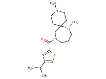 11-[(4-isopropyl-1,3-thiazol-2-yl)carbonyl]-3,7-dimethyl-3,7,11-triazaspiro[5.6]dodecane