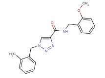 N-(2-methoxybenzyl)-1-(2-methylbenzyl)-1H-1,2,3-triazole-4-carboxamide