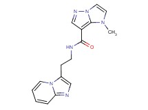 N-(2-imidazo[1,2-a]pyridin-3-ylethyl)-1-methyl-1H-imidazo[1,2-b]pyrazole-7-carboxamide