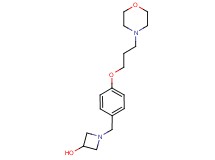 1-[4-(3-morpholin-4-ylpropoxy)benzyl]azetidin-3-ol