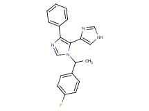 3'-[1-(4-fluorophenyl)ethyl]-5'-phenyl-1H,3'H-4,4'-biimidazole