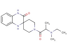 1-(N-ethyl-N-methylalanyl)-1',4'-dihydro-3'H-spiro[piperidine-4,2'-quinoxalin]-3'-one
