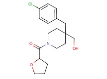 [4-(4-chlorobenzyl)-1-(tetrahydro-2-furanylcarbonyl)-4-piperidinyl]methanol