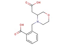 2-{[3-(carboxymethyl)morpholin-4-yl]methyl}benzoic acid