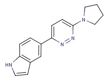5-(6-pyrrolidin-1-ylpyridazin-3-yl)-1H-indole
