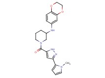 N-(2,3-dihydro-1,4-benzodioxin-6-yl)-1-{[3-(1-methyl-1H-pyrrol-2-yl)-1H-pyrazol-5-yl]carbonyl}-3-piperidinamine