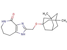 2-{[(3,5-dimethyl-1-adamantyl)oxy]methyl}-5,6,7,8-tetrahydroimidazo[4,5-c]azepin-4(1H)-one