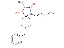 1-(2-methoxyethyl)-3-methyl-8-(2-pyridinylmethyl)-1,3,8-triazaspiro[4.5]decane-2,4-dione