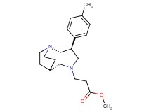 methyl 3-[(2R*,3S*,6R*)-3-(4-methylphenyl)-1,5-diazatricyclo[5.2.2.0~2,6~]undec-5-yl]propanoate