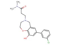 3-[7-(3-chlorophenyl)-9-hydroxy-2,3-dihydro-1,4-benzoxazepin-4(5H)-yl]-N,N-dimethylpropanamide