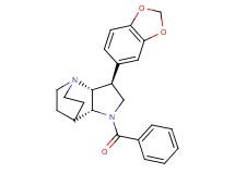(2R*,3S*,6R*)-3-(1,3-benzodioxol-5-yl)-5-benzoyl-1,5-diazatricyclo[5.2.2.0~2,6~]undecane
