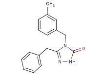 5-benzyl-4-(3-methylbenzyl)-2,4-dihydro-3H-1,2,4-triazol-3-one