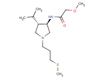 N-{rel-(3R,4S)-4-isopropyl-1-[3-(methylthio)propyl]-3-pyrrolidinyl}-2-methoxyacetamide hydrochloride