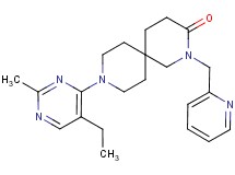9-(5-ethyl-2-methylpyrimidin-4-yl)-2-(pyridin-2-ylmethyl)-2,9-diazaspiro[5.5]undecan-3-one