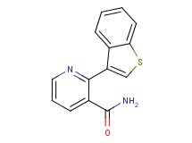 2-(1-benzothien-3-yl)nicotinamide
