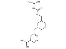 N-isopropyl-N'-({1-[(2-isopropylpyrimidin-4-yl)methyl]piperidin-3-yl}methyl)urea
