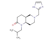 (4aS*,8aR*)-6-(1H-imidazol-2-ylmethyl)-1-isobutyloctahydro-1,6-naphthyridin-2(1H)-one