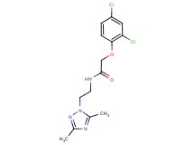 2-(2,4-dichlorophenoxy)-N-[2-(3,5-dimethyl-1H-1,2,4-triazol-1-yl)ethyl]acetamide