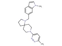 1-[(1-methyl-1H-indol-6-yl)methyl]-8-(6-methyl-3-pyridazinyl)-1,8-diazaspiro[4.5]decane