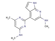 N-methyl-4-[4-methyl-6-(methylamino)pyrimidin-2-yl]-1H-pyrrolo[2,3-b]pyridin-6-amine