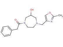 1-[(2-methyl-1,3-oxazol-4-yl)methyl]-4-(phenylacetyl)-1,4-diazepan-6-ol